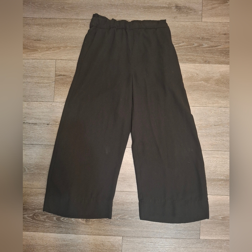 Women's Black Cullotes